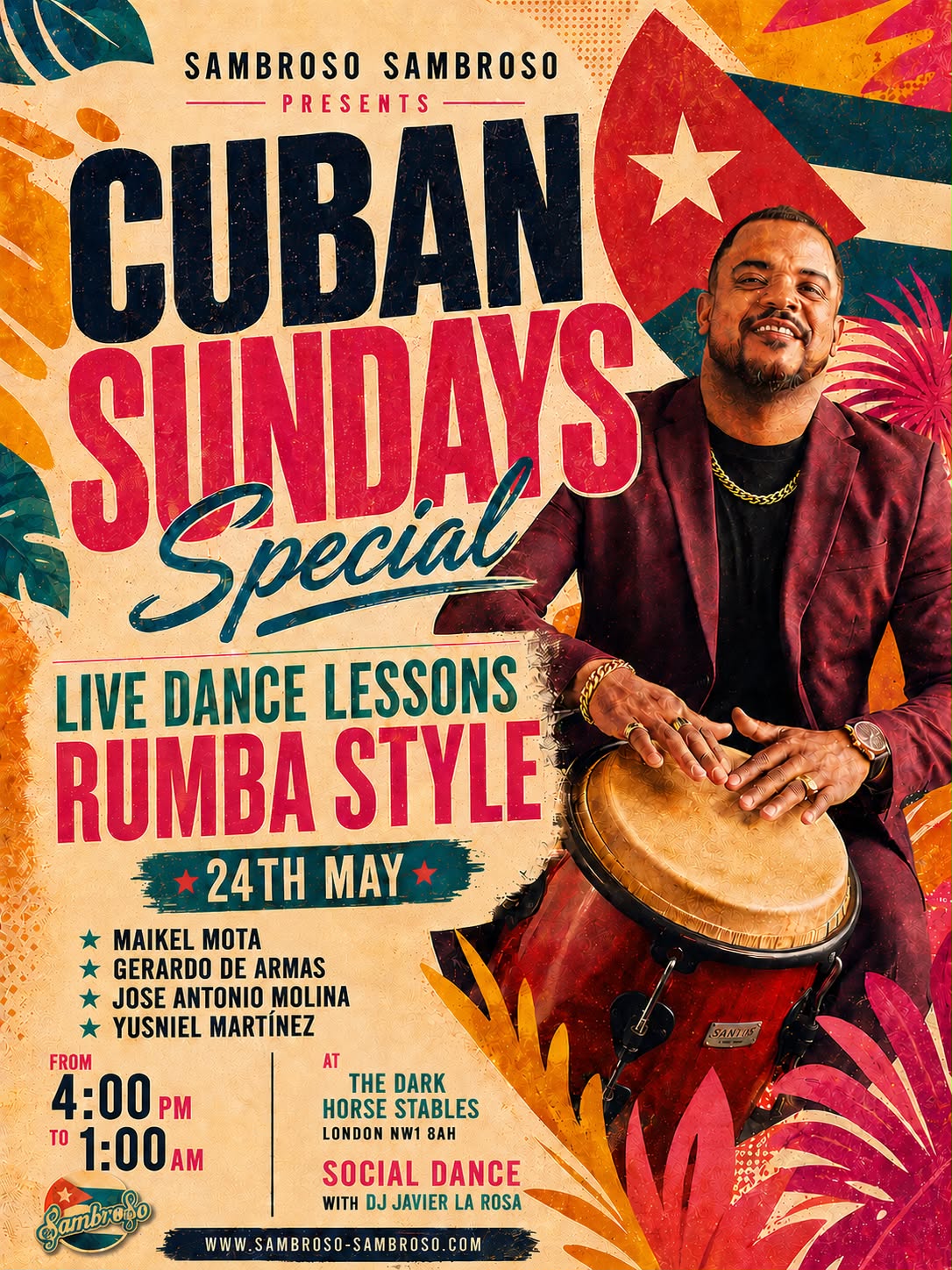 Cuban Sundays Special – Live Dance Lessons Rumba Style